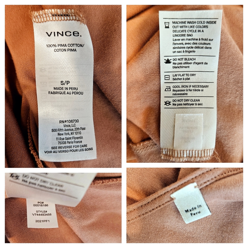 Vince Maxi Dress Womens Size S Sleeveless Wrap Midi Resortwear Neutral - Picture 10 of 11